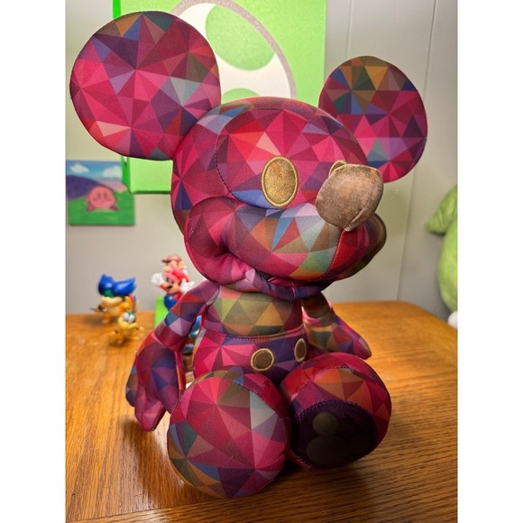 Disney Kaleidoscope of Color Mickey Mouse Plush 2020 Multicolor - Picture 2 of 4